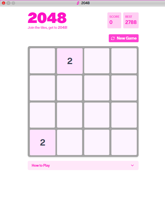 2048 Game
