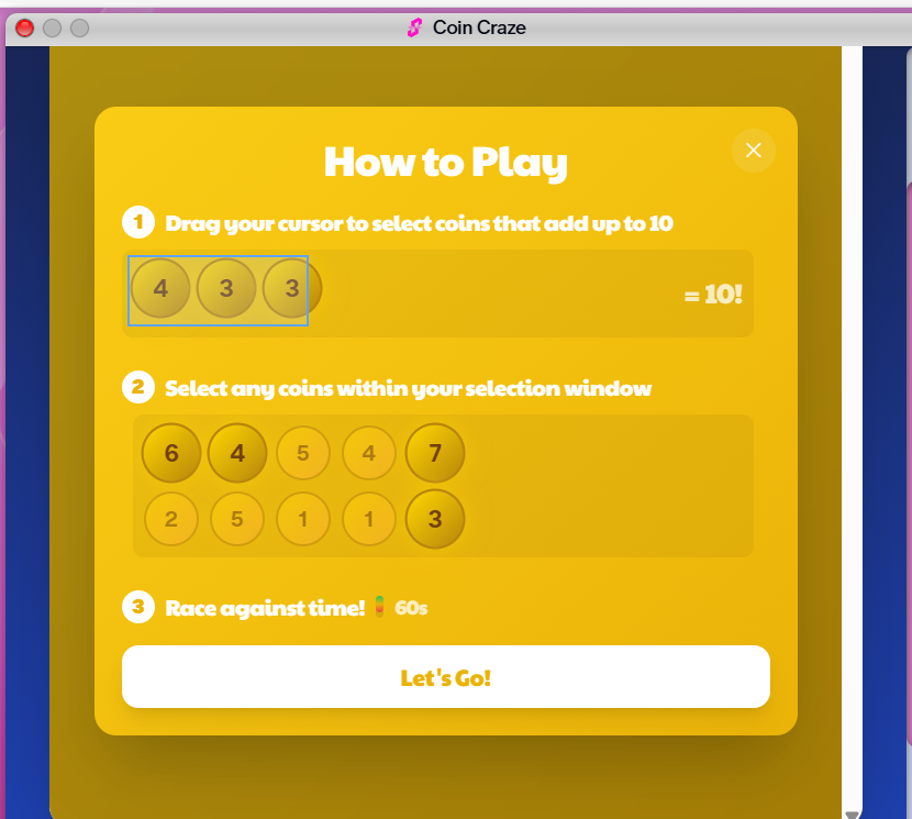 Coin Craze Game