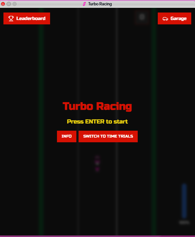 Turbo Racing Game
